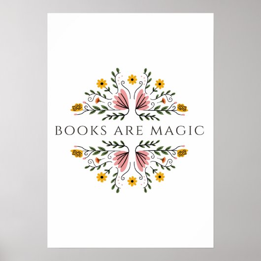 Poster Books are Magic Sticker (Devant)