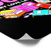 Poster Books Are My Love Language Reading Lover Librarian (Coin)