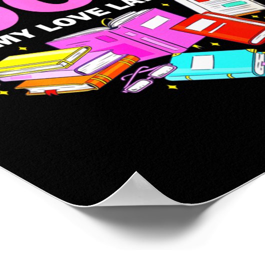 Poster Books Are My Love Language Reading Lover Librarian (Coin)