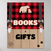 Poster Books et cadeaux Red Rustic Plaid (Devant)