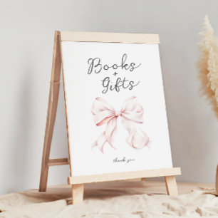 Poster Books rose pour Baby Table Signal