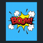 Poster Boom ! Explosive Pop Art Blast<br><div class="desc">Injectez une explosion d'énergie dans votre espace avec ce design pop art dynamique "Boom !", inspiré par la puissance explosive des exclamations classiques de bandes dessinées. Ce design est parfait pour ajouter une touche rétro vibrante à n'importe quelle pièce, ce qui en fait un must pour les amateurs d'art audacieux...</div>