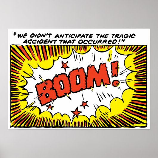 Poster BOOM ! (petites tailles) (Devant)