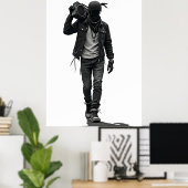 Poster Boombox (Bureau à domicile)