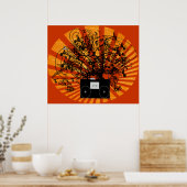 Poster BoomBox des années 80 (Cuisine)