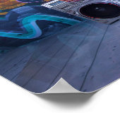 Poster Boombox Girl (Coin)