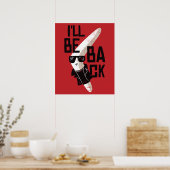 Poster Boomerang Je serai de retour Terminator Parodie (Cuisine)