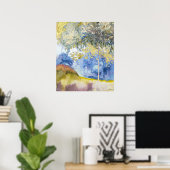 Poster Boomrijk Landschap par George de Feure (Bureau à domicile)