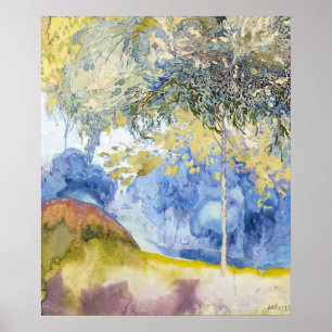Poster Boomrijk Landschap par George de Feure