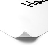 Poster Boomschurger (Hoek)