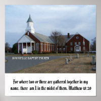 BOONVILLE BAPTIST CHURCH-POSTER