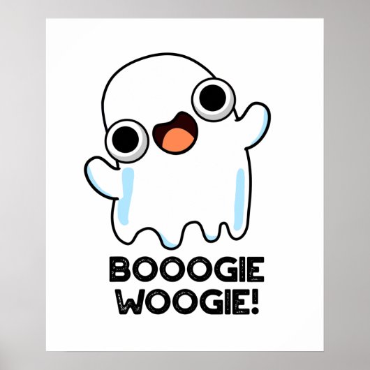 Poster Booogie Woogie Funky Music Ghost Pun (Devant)