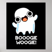 Poster Booogie Woogie Funny Musique Ghost Pun Dark BG (Devant)