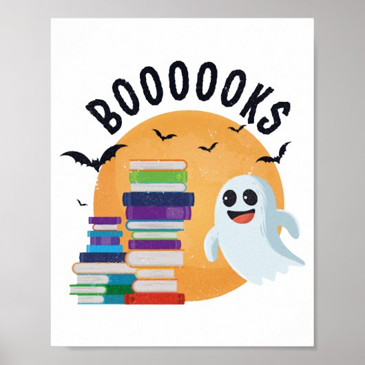 Poster Boooooks Halloween, Booooks Joyeux Halloween (Devant)