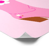 Poster Boot Cowboy 01 Bottes Pink Preppy (Coin)