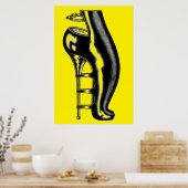 Poster Boot en caoutchouc Bizarre (Cuisine)