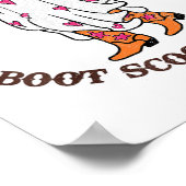 Poster Boot Scoot Éffrayant Cowboy Ghost Super Retro Hall (Coin)