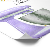 Poster Booth Photo Mariage Kitchen Purple Stock (Coin)