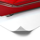 Poster Booth Retro Classic - Vinyl Rouge & Chrome (Coin)