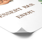 Poster Boots et Bubbly Bride douche Dessert bar (Coin)