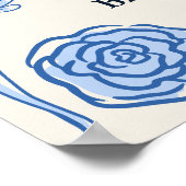 Poster Boots et Bubbly Fête des mariées occidentale bienv (Coin)