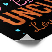 Poster Boots Or Bows Uncle Loves You Gender Reveal Party (Coin)