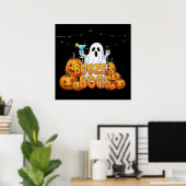 Poster Booze & Boos Tee (Bureau à domicile)