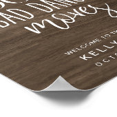 Poster Booze Food and Bad Dance déplace l'affiche Mariage (Coin)