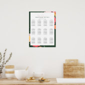 Poster Boquet de pivoine rose sur Mariage vert (Cuisine)