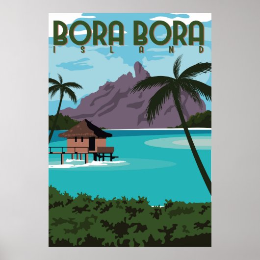 Poster Bora Bora (Devant)
