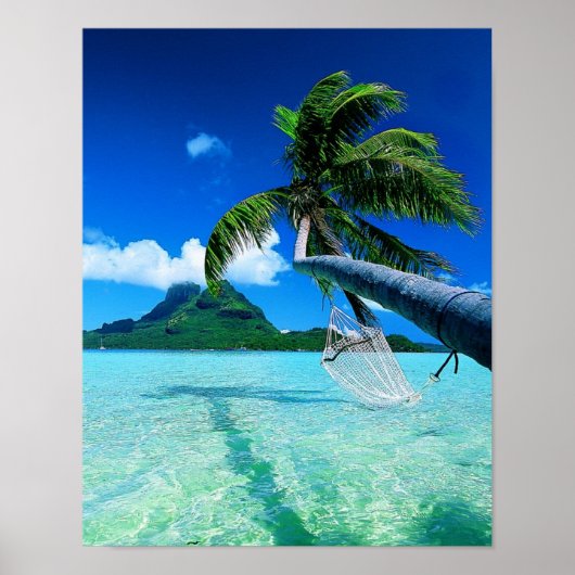 Poster bora-bora (Devant)