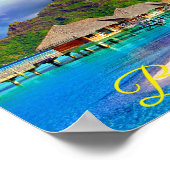 Poster Bora Bora Ile tropicale (Coin)