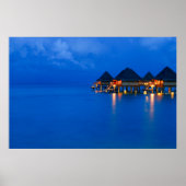 Poster Bora Bora Polynésie Française Coucher de soleil He (Devant)