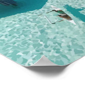 Poster Bora Bora, Polynésie Française Voyage (Coin)