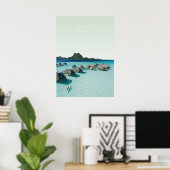 Poster Bora Bora, Polynésie Française Voyage (Bureau à domicile)