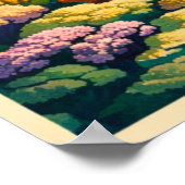 Poster Bora Bora Tahiti - Voyage Rétro (Coin)