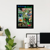 Poster Borboletas do Brasil (Bureau à domicile)