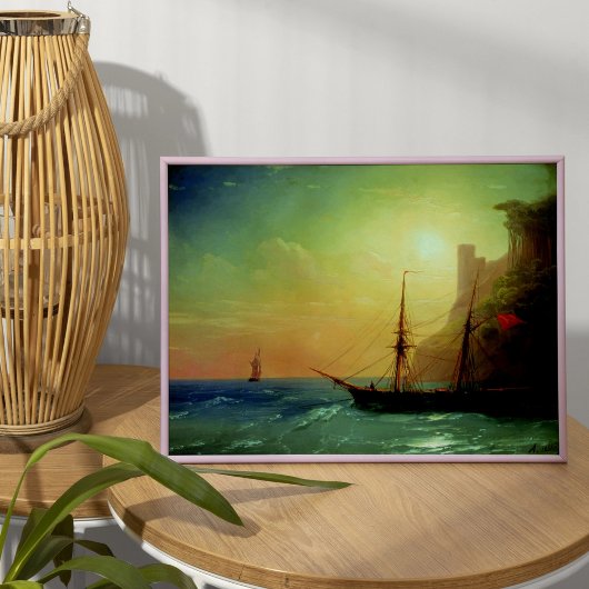 Poster Bord de mer, Aivazovsky