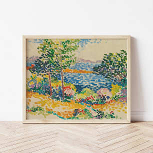 Poster Bord de mer en Méditerranée Henri-Edmond Cross