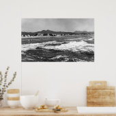 Poster Bord de mer, Oregon Beach Scene de Water Photograp (Cuisine)