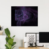 Poster Bord laser (Bureau à domicile)