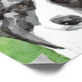 Poster Border Collie Aquarelle (Coin)