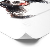 Poster Border Collie Dog Santa Christmas Lights Xmas Boys (Coin)