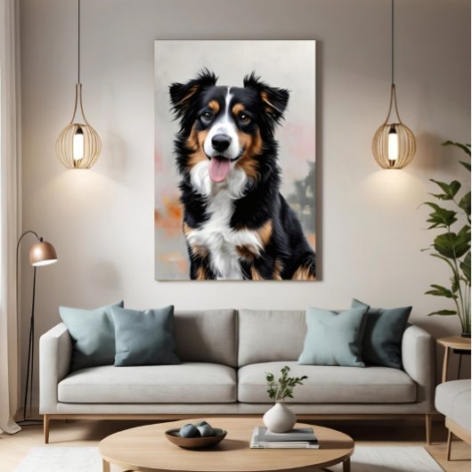 Poster Border Collie, l'objet de tous les regards dans le