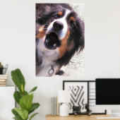 POSTER BORDER COLLIES (Bureau à domicile)