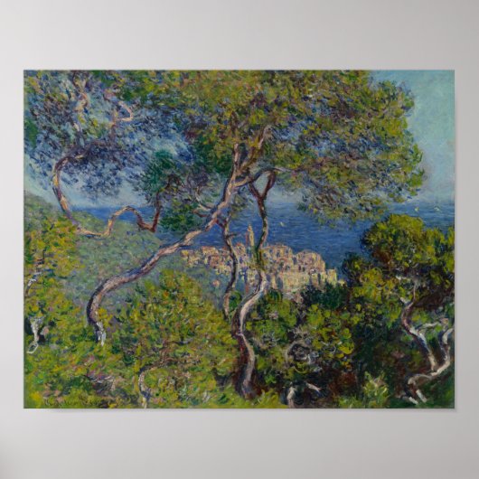Poster Bordighera 1884 Claude Monet (Devant)