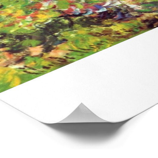 Poster Bordighera par Claude Monet (Coin)