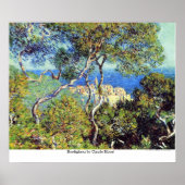Poster Bordighera par Claude Monet (Devant)