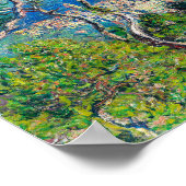 Poster Bordighera par Claude Monet (Coin)