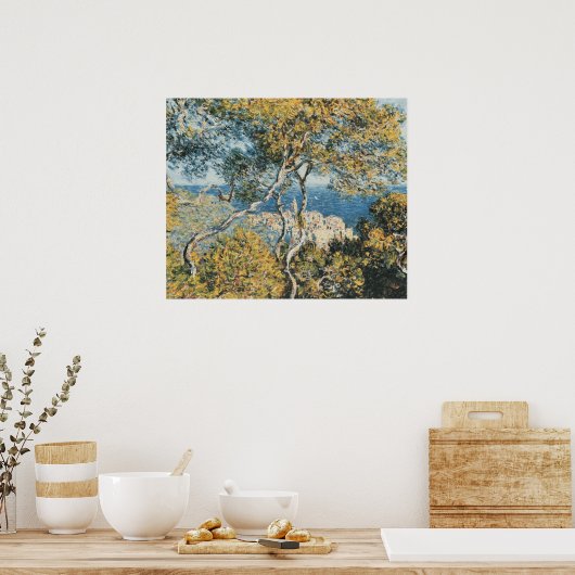 Poster Bordighera par Claude Monet (Cuisine)